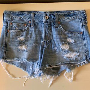 Abercrombie Jean Denim Shorts Mid-Rise 2 Pairs